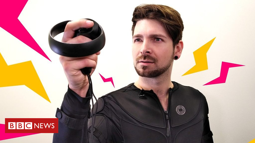 Chris Fox in Teslasuit